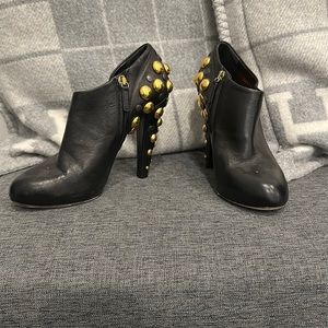 Gucci 37.5 studded black bootie